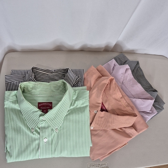 Rochester Short Sleeve Shirts / Bundle of 5 - Size 3X - Picture 1 of 14